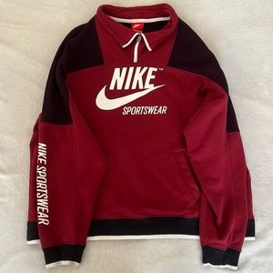 Burgundy Nike Pullover